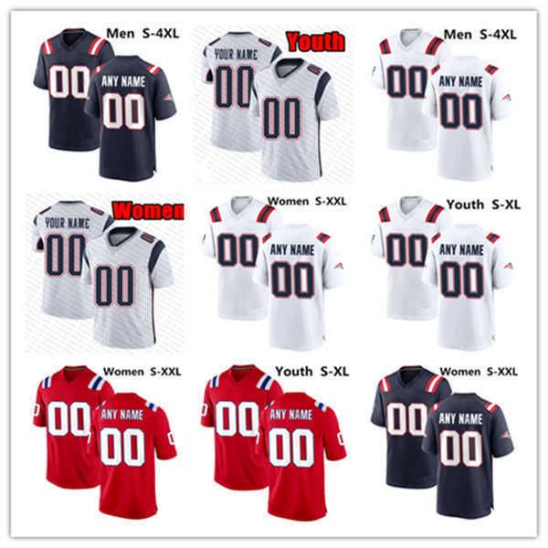 

football jersey new''englands''patriots''13 jack jones 38 rhamondre stevenson 1 devante parker 18 matthew slat, Black;red