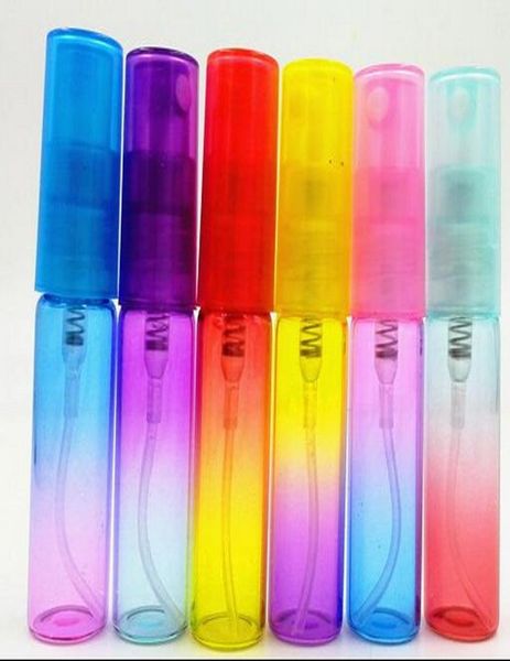 

mini 5ml colorful glass refillable atomizer perfume empty bottle atomizer pump spray3796477