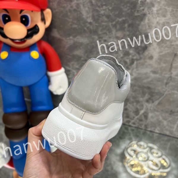 

2023 designer stage shoe leather increased casual shoes fashionable sports platform mens womens white lace up alexander sneakers xsd230423, Black