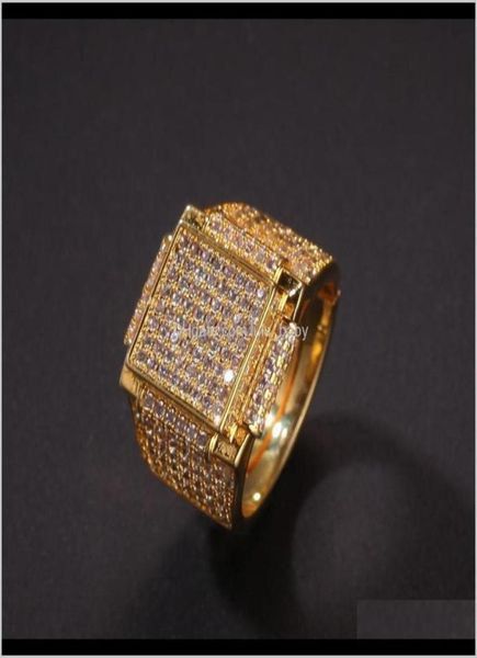 

fashion luxury designer cubic zirconia diamonds copper exaggerated men women square ring hip hop jewelry jngn2 band rings nplyp6512814324, Silver