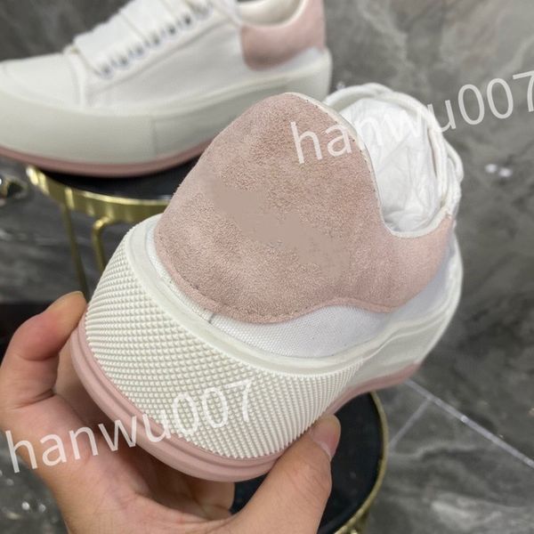 

new casual shoe designer leather lace up men fashion platform sneakers white black mens womens size 35-46 xsd230417