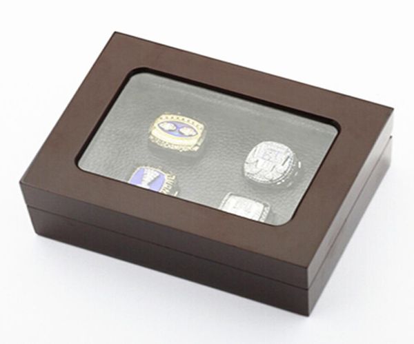 

factory four slots wooden display ring box 16127cm drop 4239285, Black;white