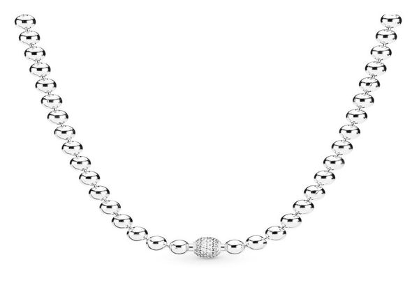 

original 925 sterling silver pandora winter beads necklace women jewelry gift whole8666568