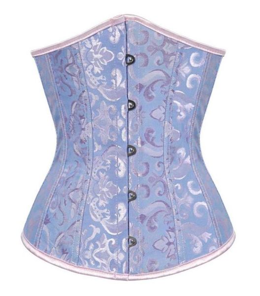 

corset underbust waist cincher corsets gothic corset bustier plus size corpete corselet black white red blue s6xl6671639