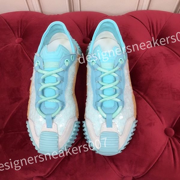 

2023 new luxurys casual shoe designe womens running shoes platform women men for leather sneaker trainer trainers triple white sneakers hc21, Black