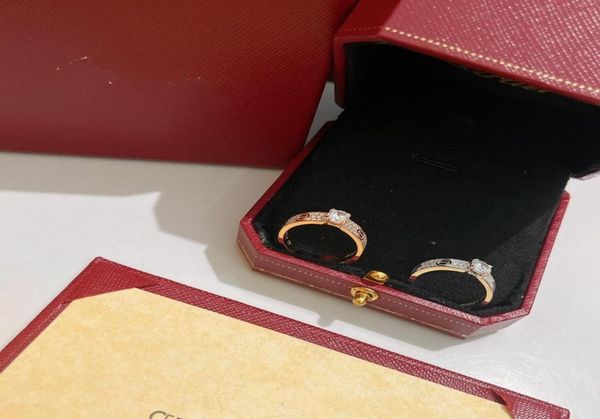 

love screw brand designer engagement ring s925 sterling silver big zircon luxury wedding ring for couple lovers party gift with bo9859591