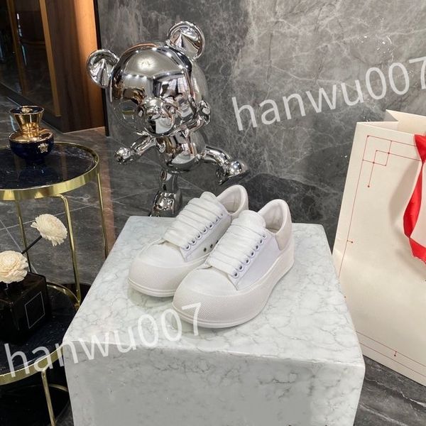 

2023 luxurys casual shoes designer leather lace up men fashion platform sneakers white black mens womens size 35-46 xsd230417