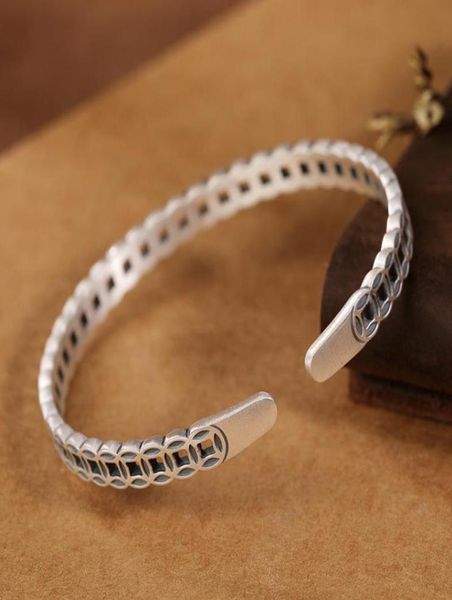 

bangle vintage silver women cuff bracelets ancient chinese coins designer braceletbangle6032878, Black