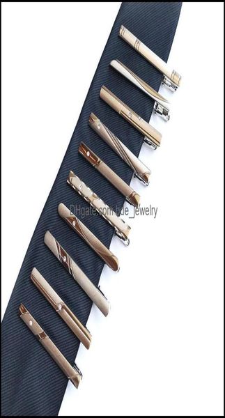 

tie clips mens sier tie clip formal simple business standard necktie clamp metal accessories gentleman bridegroom wedding wholesal2214871, Silver