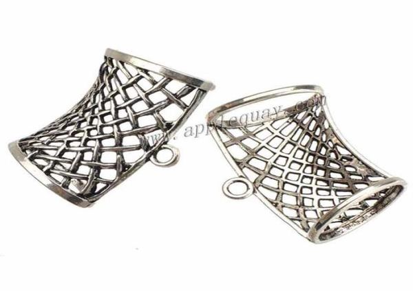 

diy silver components for wrap scarfs bails charms pendants connector cross hollow oval large hole curve metal winter scarves find1755725, Blue;slivery