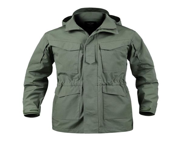 

m65 waterproof pilot jackets men windbreaker camouflage tactical field jacket male hooded pocket army coat male clothes1124042, Black;brown