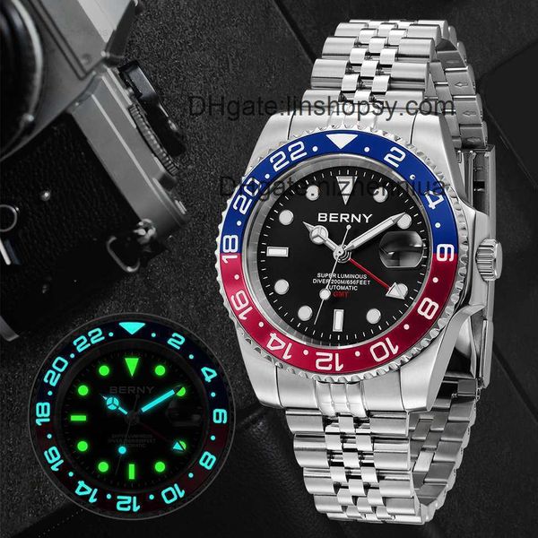 

luxury women movement for mens designer automatic mechanical watch man submariners luxury luminous sapphire waterproof sports montre wp1e wa, Slivery;golden