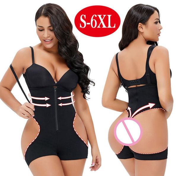 

women039s shapers fajas colombianas 6xl butt lifter panties invisible body shaper plus size underwear shapewear for women5935645, Black;white