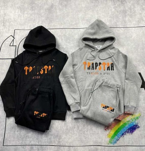 

men039s hoodies sweatshirts towel embroidered hoodie men women 2022fw autumn winter hooded set suitmen039s4529387, Black