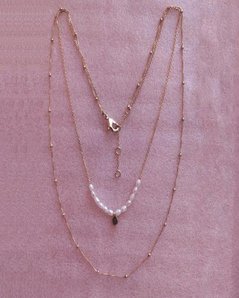 

ennis graduated multilayered chain imitation pearl fashion necklace various specifications quality assurance6693914, Black