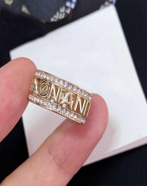

fashion gold diamond ring bague for lady women party wedding lovers gift engagement jewelry for bride with box4285733, Silver