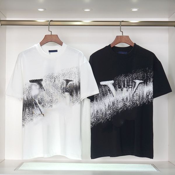 

23ss mens t shirt designer t shirt mens tees pure cotton breathable fashionable and versatile trendy and comfortable new clothing size s-2xl, White;black