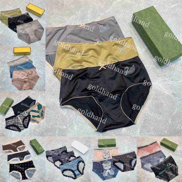 

womens lace panties designer letter printed underwear soft comfortable brand women briefs, Black;pink