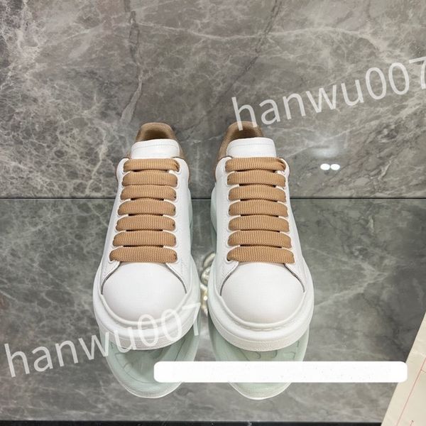 

luxury designer stage shoe leather increased casual shoes fashionable sports platform mens womens white lace up alexander sneakers xsd230423, Black
