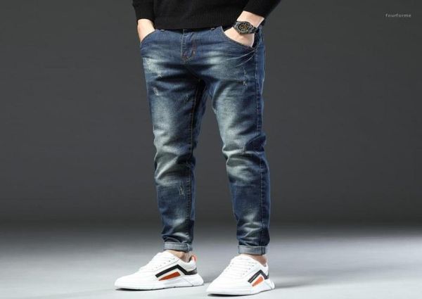 

men039s jeans 2022mens regular straight full lenght jean casual denim trousers9495334, Blue