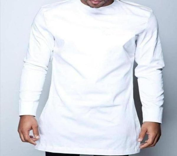 

african fashion shirts men long sleeve dashiki oneck white solid soft tailor made african clothing4260405, White;black