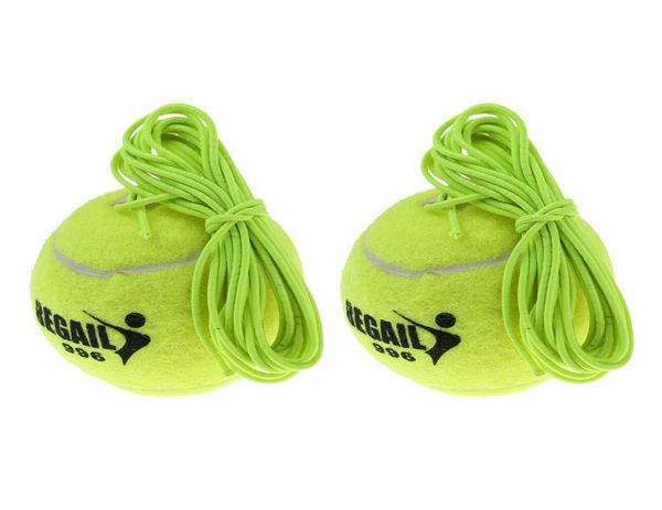 

2 pack durable tennis ball with elastic cord bungee for tennis trainer gear7202130