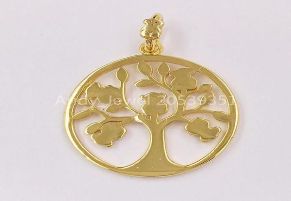 

vermeil bear good vibes tree pendant authentic 925 sterling silver pendants silver fits european style gift andy jewel 018114580664808788