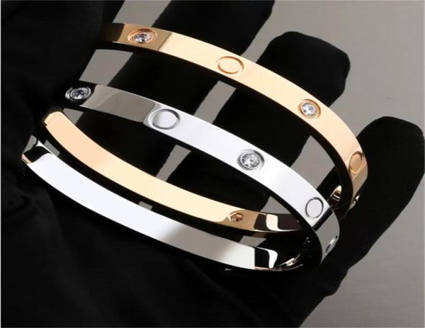 

fashion bracelets femme vintage titanium steel cuff screw bangle for women luxury designers screwdriver bangles designer bracelets8991268, Golden;silver