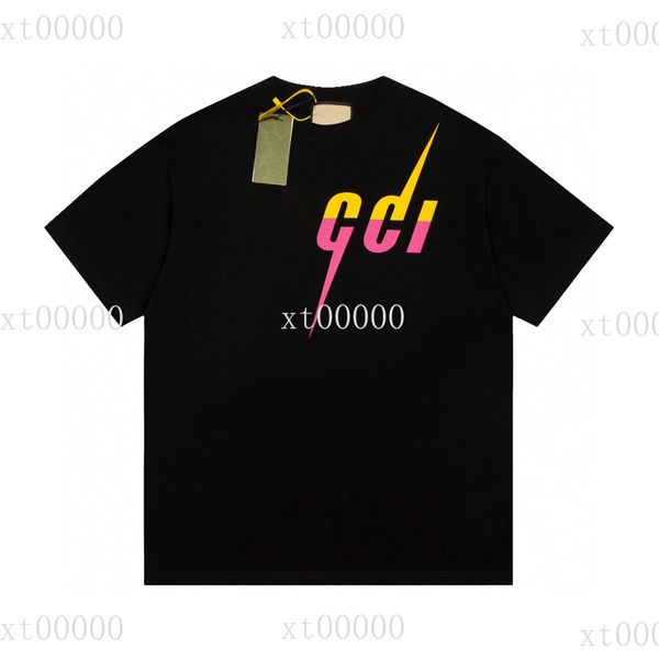 

22ss designer letter printed t shirts tee fashion sweatshirt high street short sleeve summer casual t-shirt breathable men women crew neck t, Black;brown