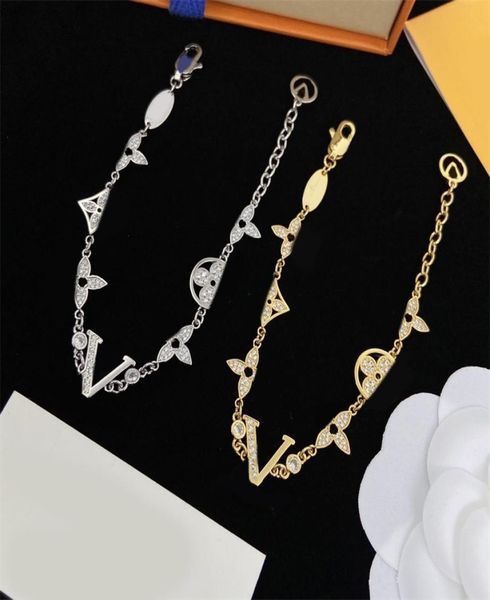 

designer love bracelets jewelry women charms bracelet cjeweler gift wedding pulsera 18k gold plated stainless steel heart diamond 7495129, Golden;silver