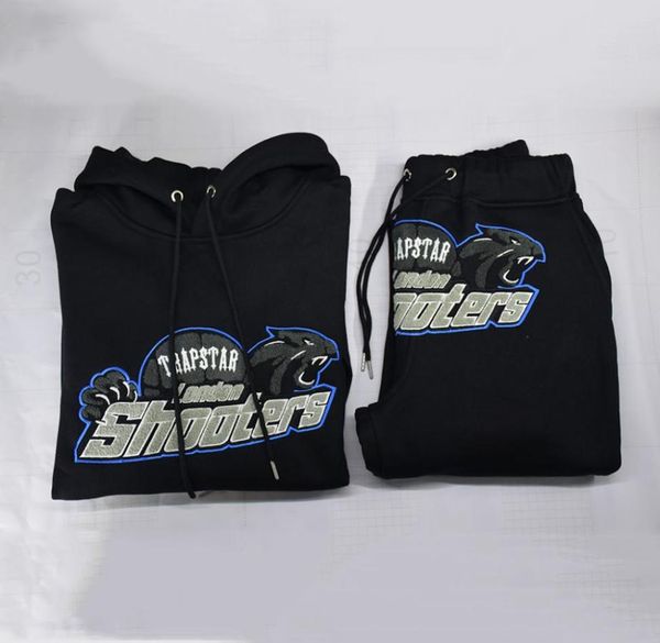 

men039s tracksuits casual embroidered men women hoodie london shooters hooded tracksuit designer sportswe9287970, Gray