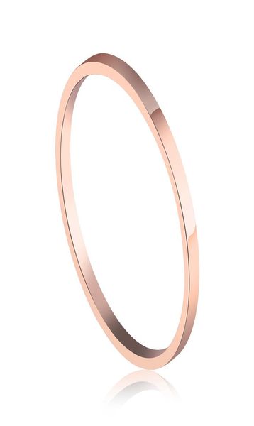 

15mm rose gold tiny simple skinny rings in stainless steel06654940, Silver
