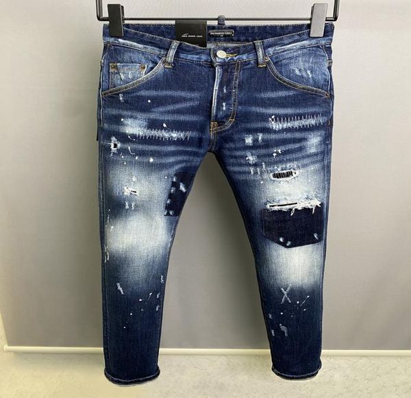 

dsq phantom turtle men039s jeans classic fashion man jeans hip hop rock moto mens casual design ripped jeans distressed skinny 3844111, Blue