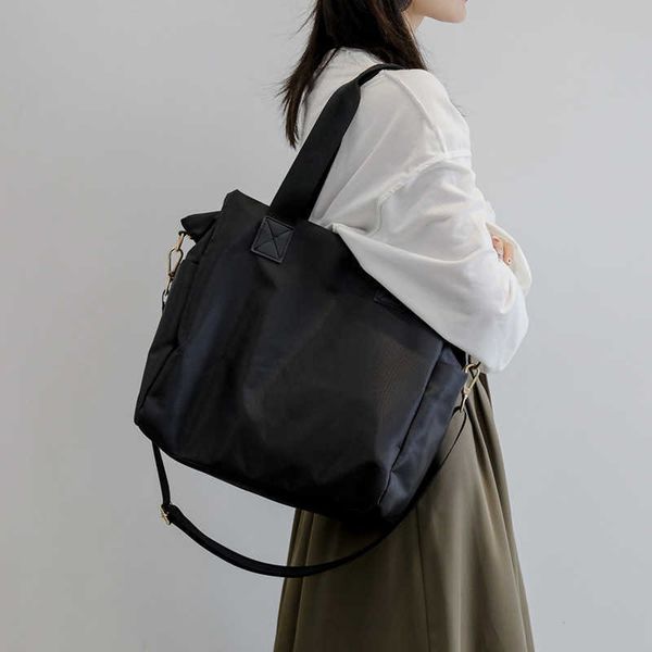 

super large capacity women's bag nylon butot bag multi pocket shoulder bag small fashion multifunctional mommy bag