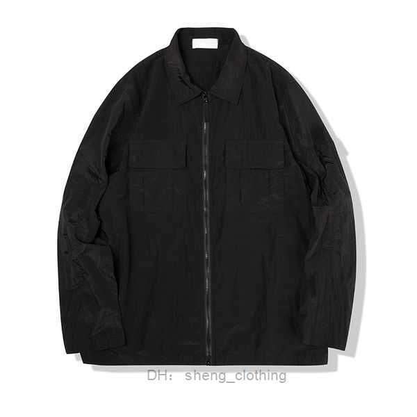 

trapstar tone metal nylon brand jackets summer light and thin style coat leisure outdoor sleeve tooling outerwear 1 gqqk, Black;brown