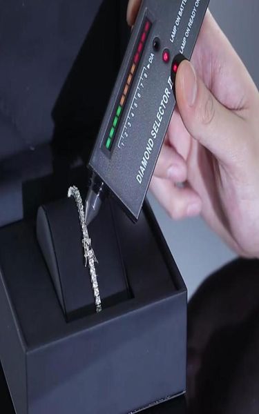 

solid 925 sterling silver men039s ladies tennis bracelet 658quot 3mm 4mm 5mm iced hip hop moissanite one row bracelets6067632, Golden;silver