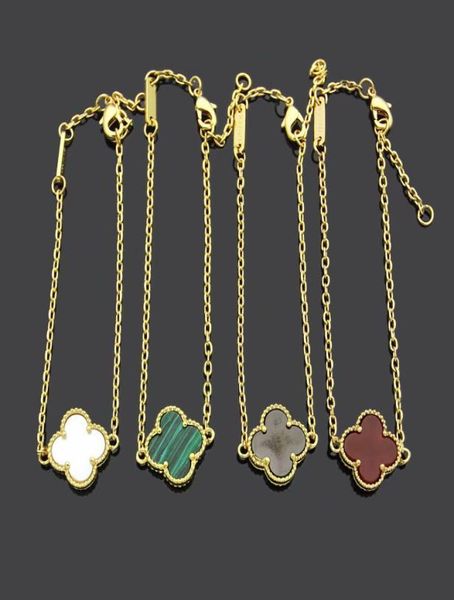 

new arrival mini flower pendant bracelet with nature stone for women wedding gift jewelry gift6283106, Black