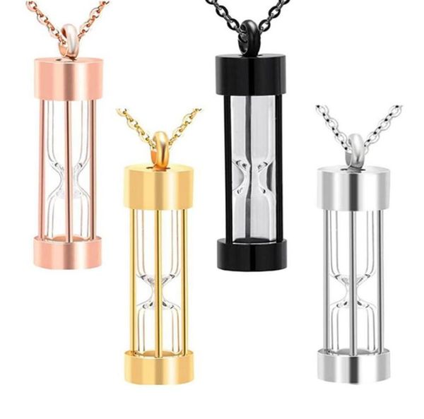

cremation jewelry cylinder pendant funnel diy necklace ashes urn souvenir jewelry to commemorate family or pets5260689, Silver