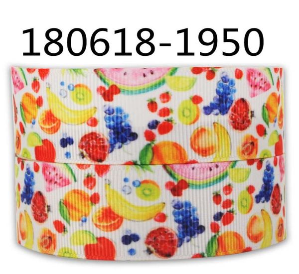 

25mm grosgrain ribbon watermelon pattern printed ribboncute3947080, Pink;blue