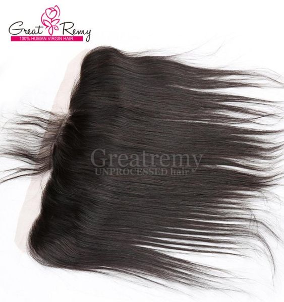

100 indian ear to ear unprocessed lace frontal hairpieces closure 134 straight natural color lace frontal human hair with 4131483, Black;brown
