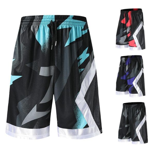 

men summer basketball shorts more color male sportswear digital print running shorts breathable training wear plus size shorts5020522, Brown;gray