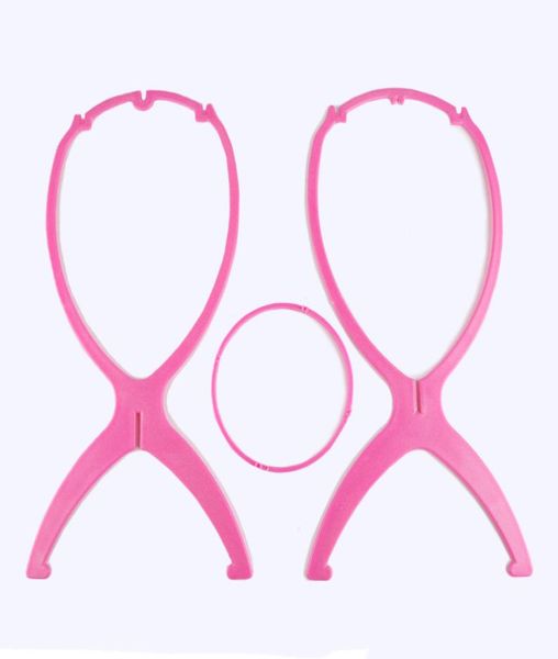 

wig stand factory direct plastic foldable whole01234567709475, White