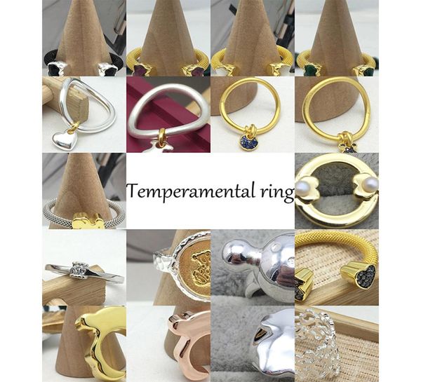 

2022 100 s925 sterling silver new rainbow key ring order paragraph stretch rope design ins net red cute ring4093809