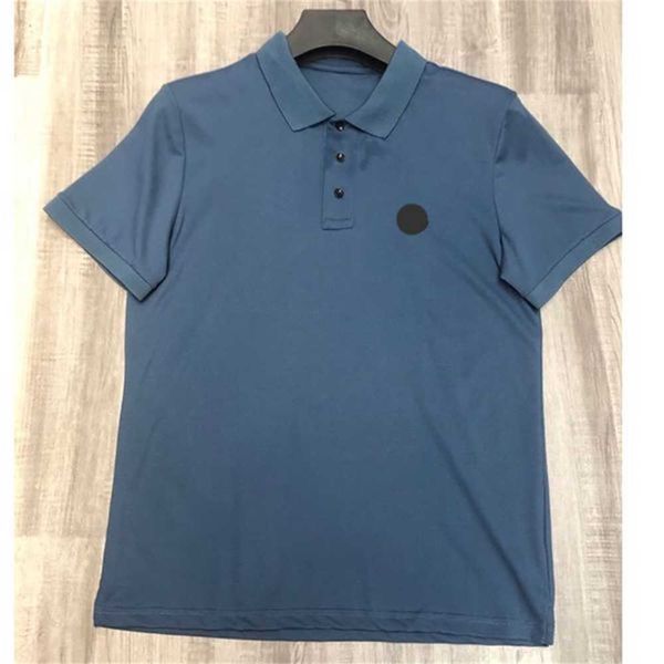 

men's polos designer monclair tshirt women fashion embroidery badge business solid polo shirts calssic casual chest letter t shirts tee, White;black