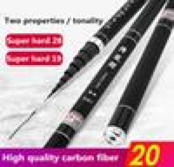 

vboni super light hard carbon fiber telescopic fishing rod freshwater hand 36455463789m stream pole6960255