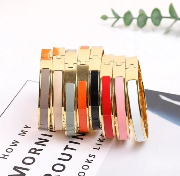 

design enamel letter bangle bracelet colorful fashion women039s bracelet men039s ladies love heart jewelry 8 colors availabl8059895, Black