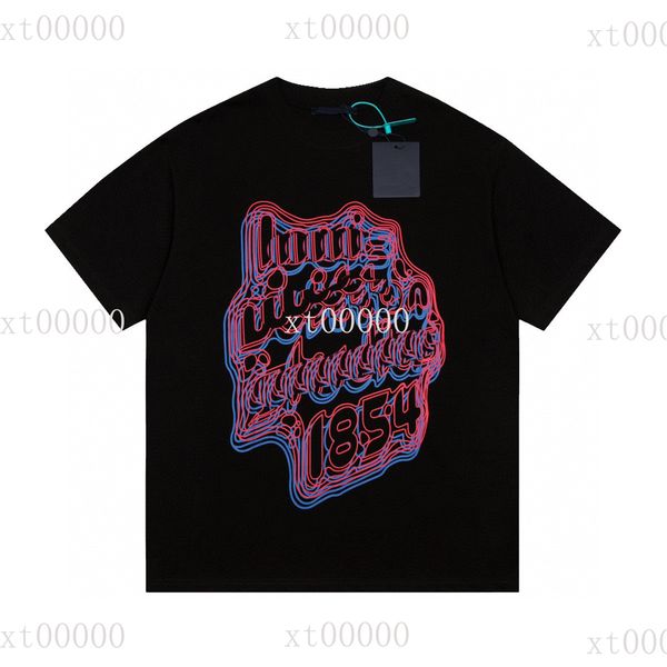 

22ss designer letter printed t shirts tee fashion sweatshirt high street short sleeve summer casual t-shirt breathable men women crew neck t, Black;brown