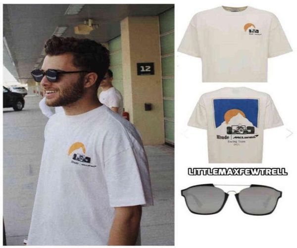 

brand designer men t shirt formula racing classic sunset print 11 short sleeve tshirt black white sxl2746898, White;black