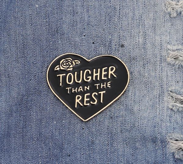 

fashion heart shaped brooches pins creative inspirational theme alloy brooches for girls gift jewelry button collar badges shirt p2196506, Gray