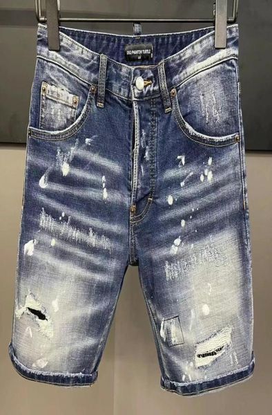 

dsq phantom turtle jeans men jean mens luxury designer skinny ripped cool guy causal hole denim fashion brand fit jeans man washed9759076, Blue